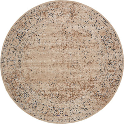 Tapis oriental brun clair Parrado