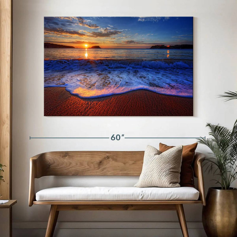 Gillard Sunset Waves, H 34 po x l 51 po