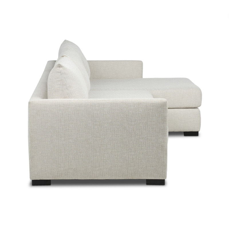 Wickham Chaise Sectional, 35" H x 126.5" W x 61" D, Right Arm Facing W/Storage