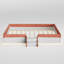 Lit de plancher rembourré avec lumières DEL et clôture-1259405258-1259405260