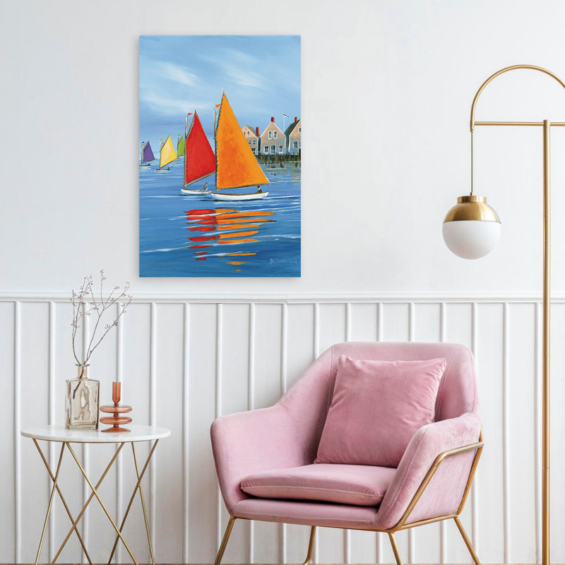 Art de Mariner's Landing - paysages côtiers, phares de sport, voiliers océaniques, H 24 po x l 16 po