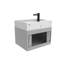Ensemble de meuble-lavabo simple 24 po avec surface solide Amazon-92647410-92647408-92647406