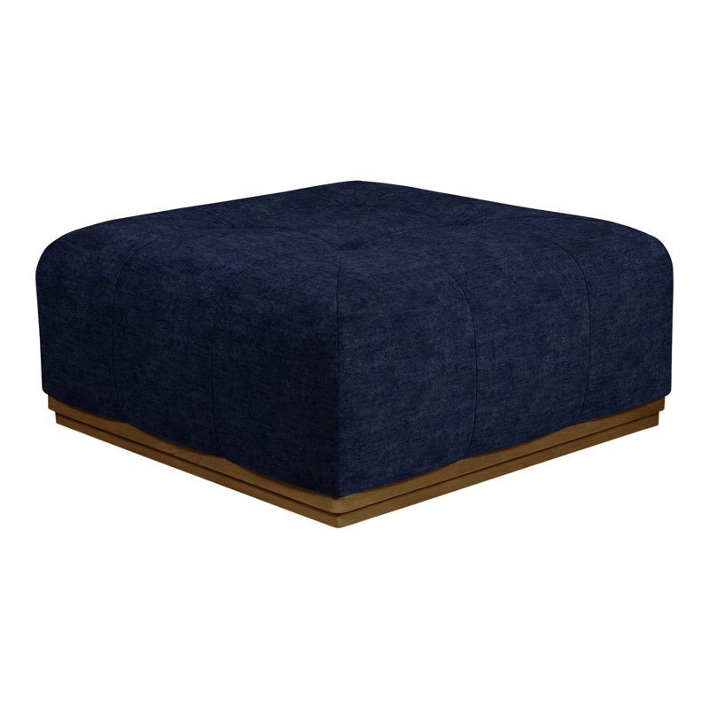 Denison By Thom Filicia Square Tufted Ottoman, Nadia Eclipse, Casa Blanca