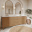 Kensington Double Bathroom Vanity Reeded Birch-1455646579