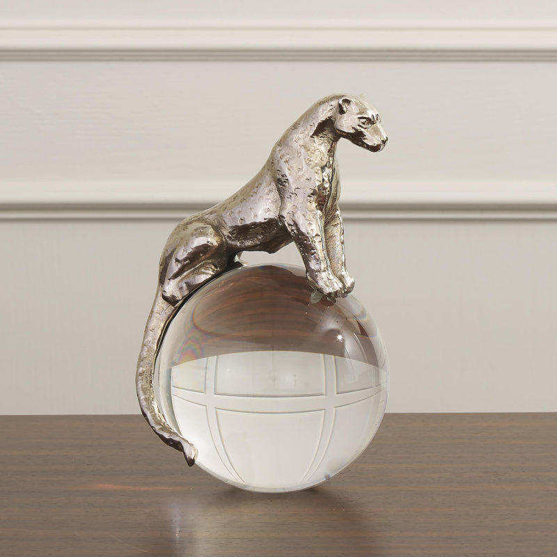 Jaguar on Crystal Sphere, Nickel