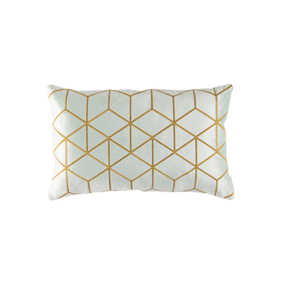 Cube Velvet Pillow Cover & Insert