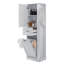 Modern Tall Storage Cabinet – Tilt-Out Compartment, Adjustable Shelves-646930923