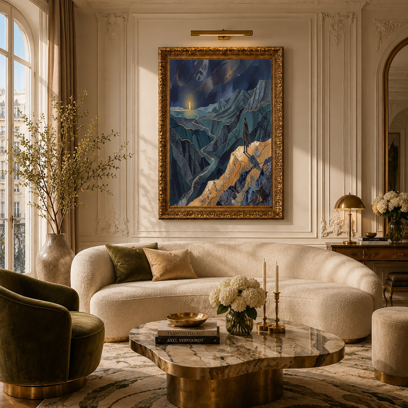Art mural sur toile Cloake, H 18 po x l 24 po