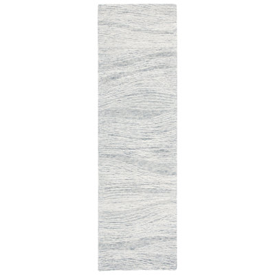 Wimmer Abstract Handmade Tufted Wool Ivory Area Rug