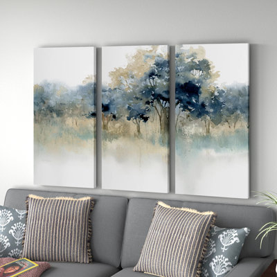 " Waters Edge II " 3 Piece Art Acrylic Set