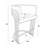 Teddy Fabric Counterheight (24") & Barstools (29") with Chrome Frame-1557350287-1557350284