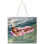 Laze & Lounge: Zest - Rayures magenta-126132131