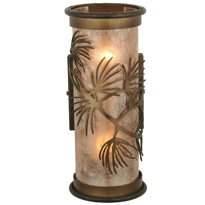 2 - Light Flush Mounted Sconce