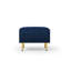 Fauteuil d'appoint moderne avec repose-pieds Lalla