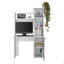 Bureau d'ordinateur Dumas, bureau, blanc