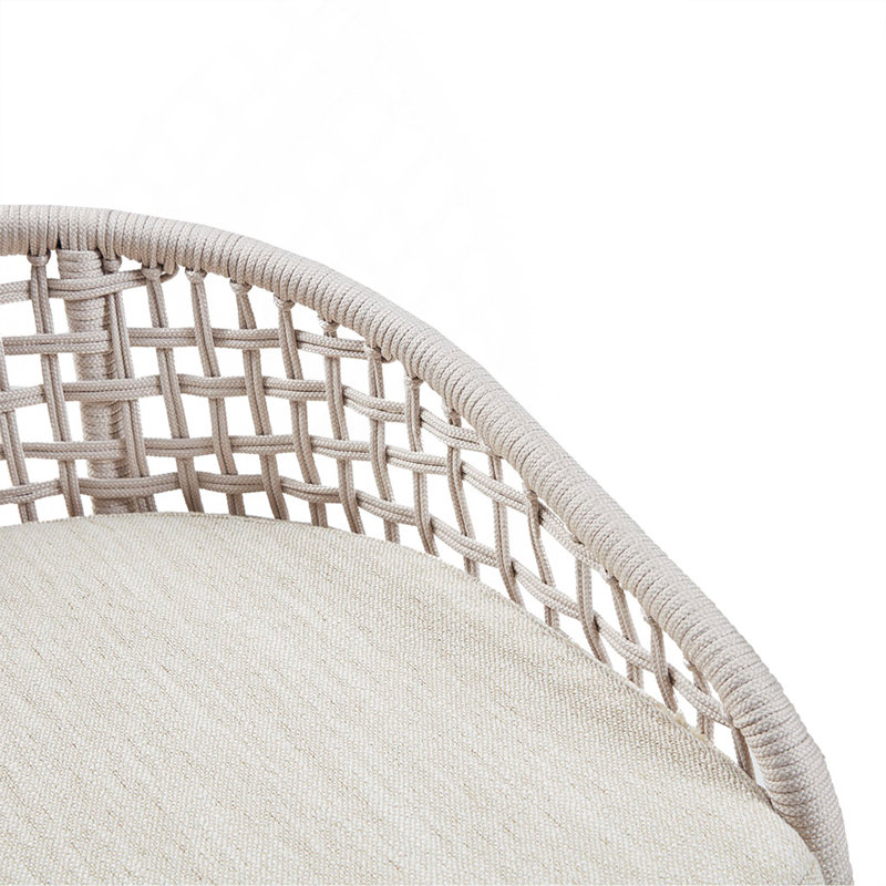 Tabouret de comptoir tissé 25 po