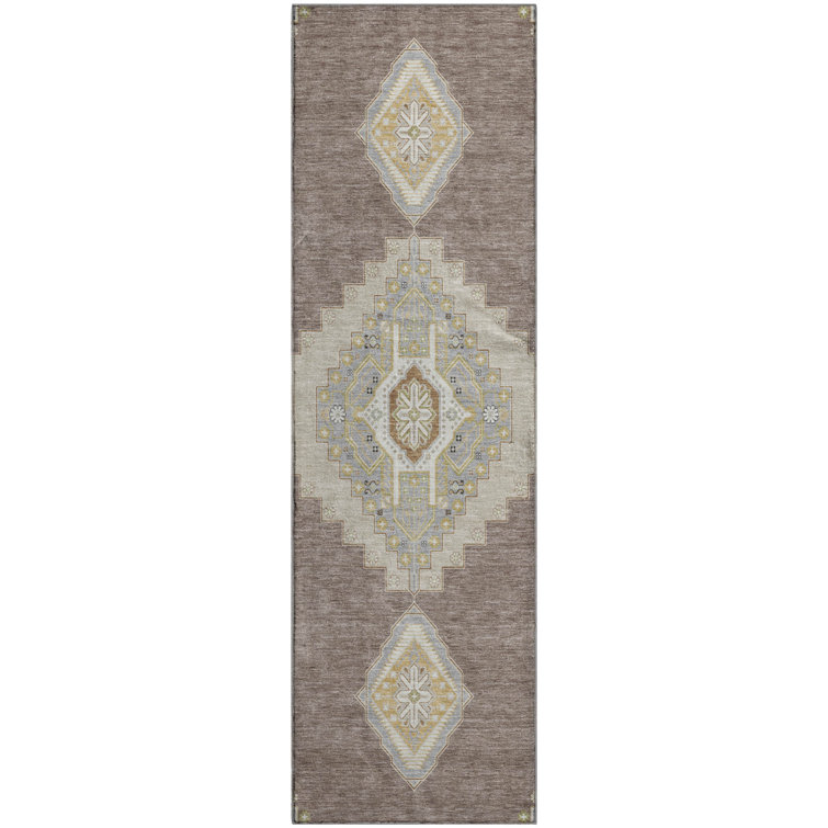 Premium Machine Washable Guada AMF1014 Oriental Rug