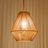 Yingst 1-Light Rattan Boho Pendant Light-128524112