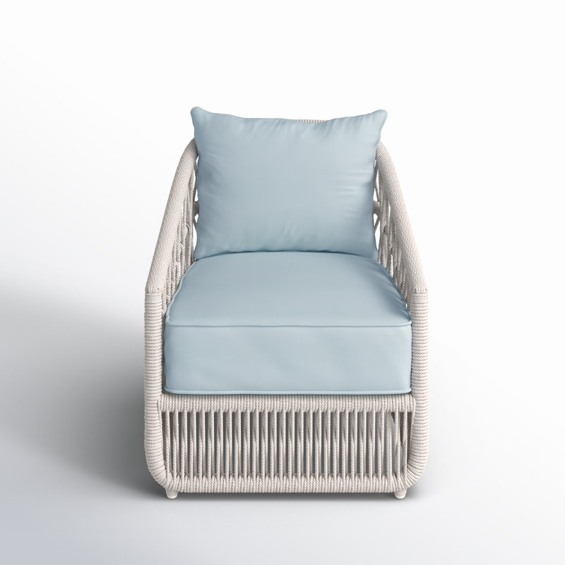 Lucan Patio Chair with Sunbrella Cushions, Canvas Skyline Sunbrella®