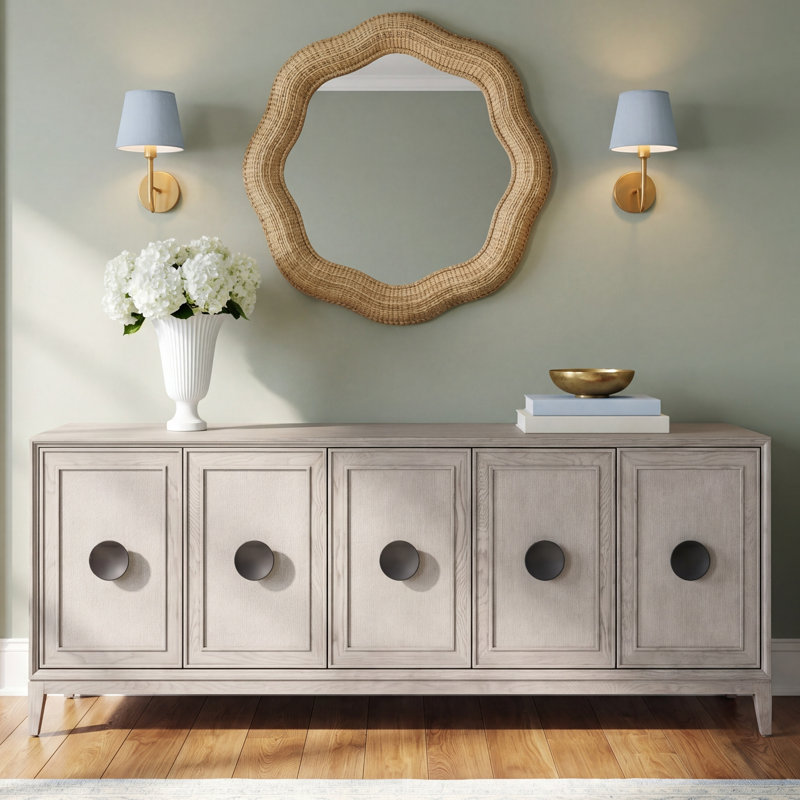 Nadine 84 " W Solid Wood Credenza