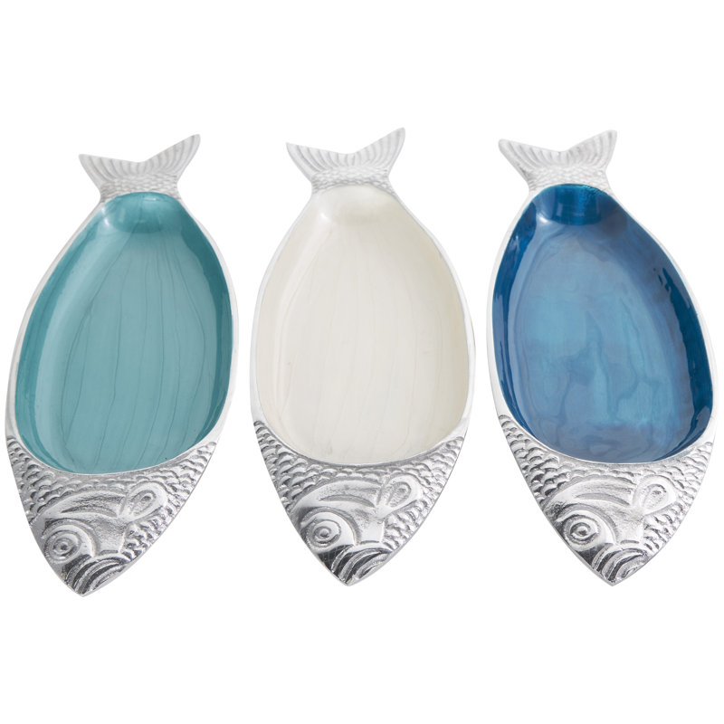 Bol décoratif en aluminium Brandel - ensemble de 3