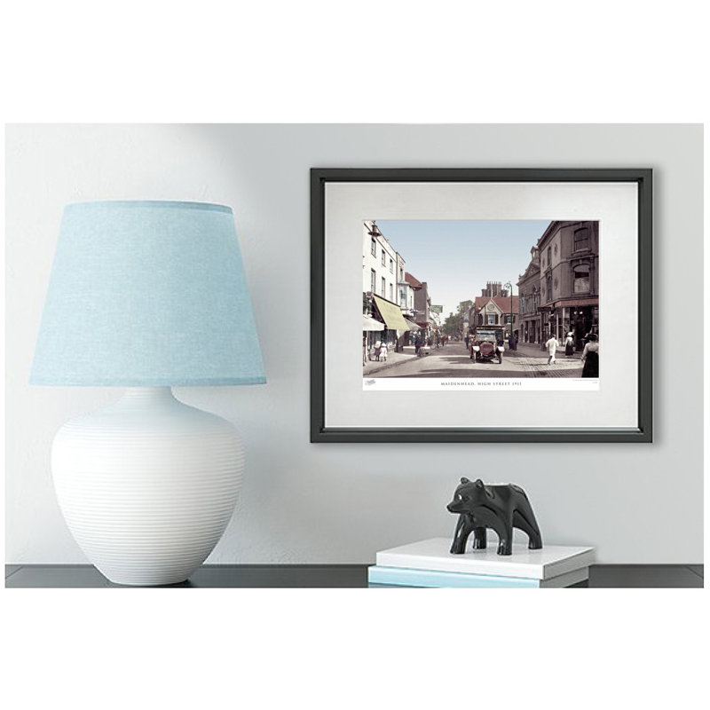 Maidenhead, High Street 1911 by Francis Frith - Single Picture Frame Print, 40cm H x 50cm W x 2.3cm D
