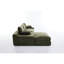 Canapé modulaire 99 po, 69 po, armée, look minimaliste moderne pour espace de vie, canapé-lit rembourré, 2 pièces, sans tracas d'assemblage