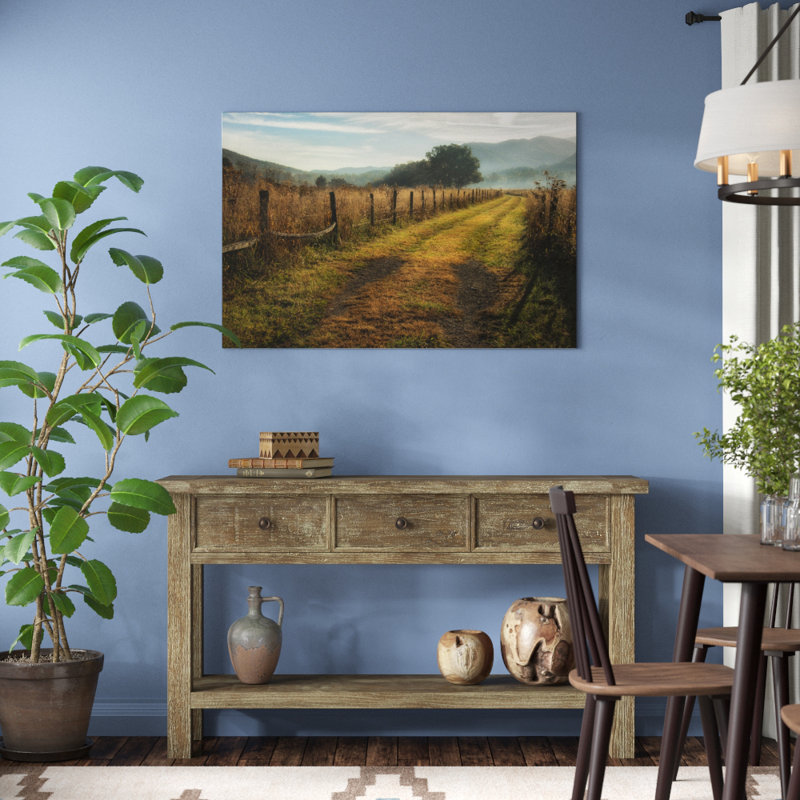 «Grassy Lane», photographie sur toile, H 32 po x l 48 po