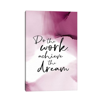 Do the Work 1 Piece Wall Art on Canvas