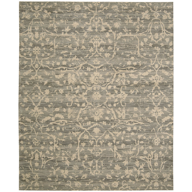 Tapis taupe / sable / noir Garnica, Rectangle 8 pi 6 po x 11 pi 6 po