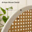 Set of 2 Wood Floating Shelves with Rattan Sides-684823408-684823410