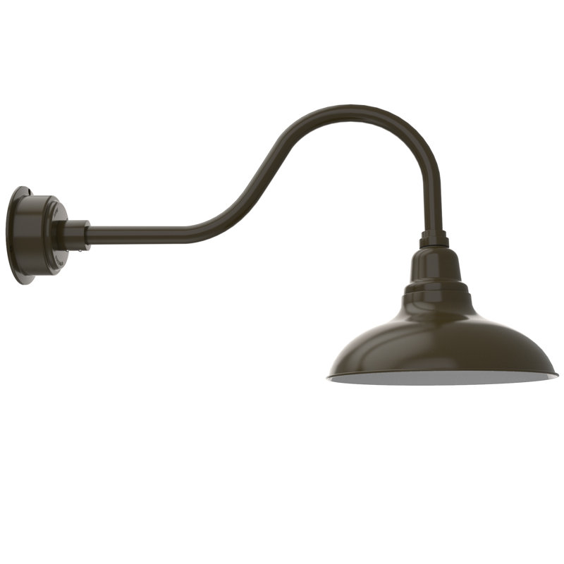 Idella LED Wall Light, Mahogany Bronze, 17" H x 12" W x 38" D