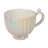 Round Stoneware Fluted Mugs