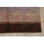 Tapis unique en laine noué à la main brun / gris nouvel âge 5 pi 3 po x 8 pi 4 po