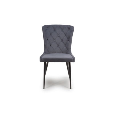 Padmukh 49cm H Tufted Velvet Upholstered Side Chair