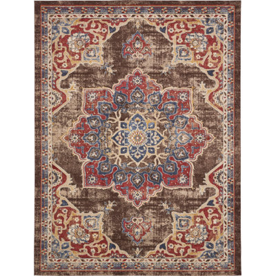 Tapis brun Yates