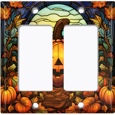 Figurine murale d'Halloween festive et citrouille d'Halloween