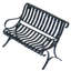 Banc de jardin en acier Worthville-25953466