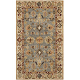 Antiquity Hand-Tufted Blue / Ivory Area Rug