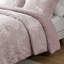 Édredon pour lit double / grand lit - Velours doux et mauve