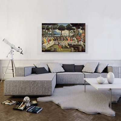 " The Storey Of Nastagio Degli Onesti III 1483 " by Sandro Botticelli Painting Print