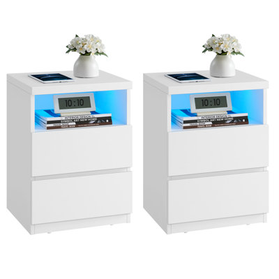 40cm W Particle Board Bedside Table