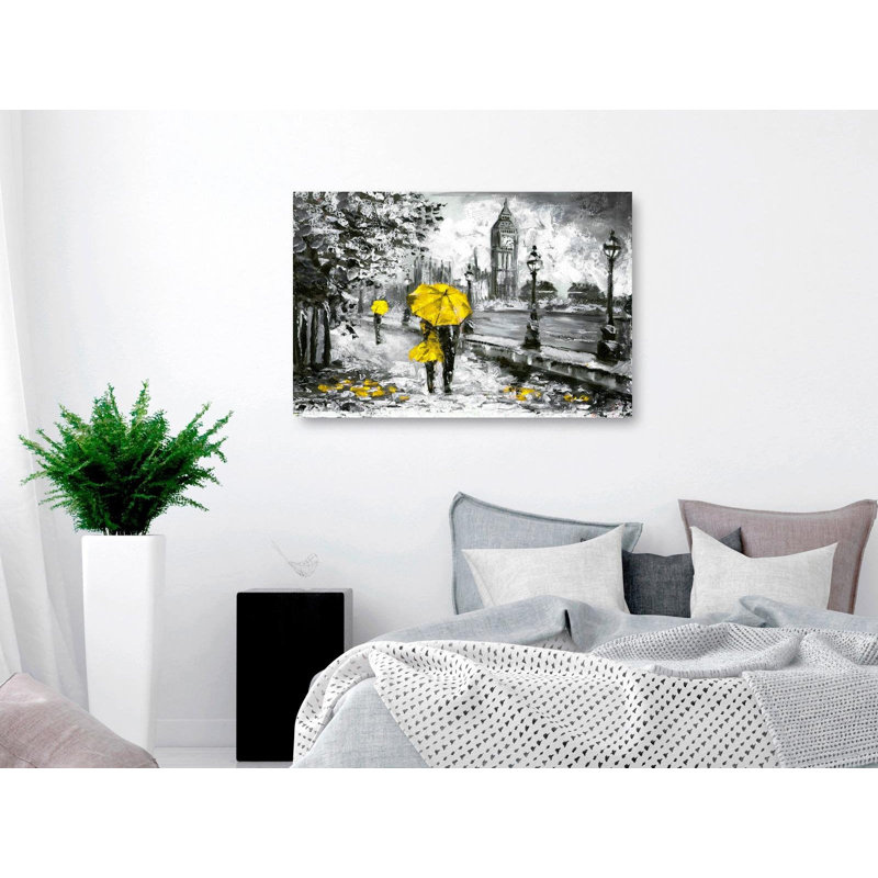 Leyland Walk In London - jaune, H 32 po x l 47 po x P 0,7 po, Jaune