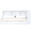 Lit de jour avec deux tiroirs de rangement, armoires de rangement et ports USB-1074459253