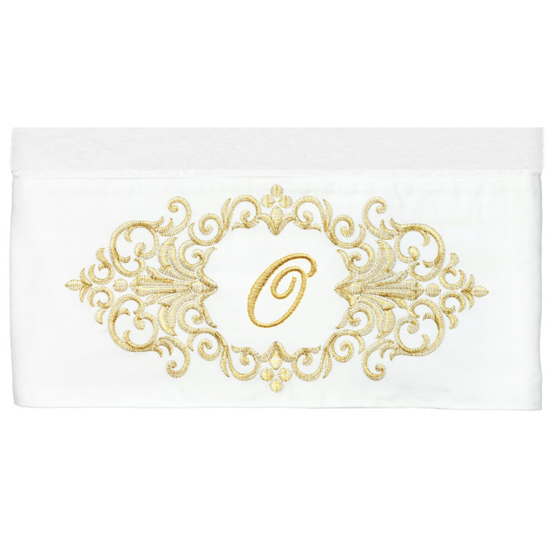 Linum Home Textiles 100% Turkish Cotton MONICA 2PC Embellished Bath Towel Set, O