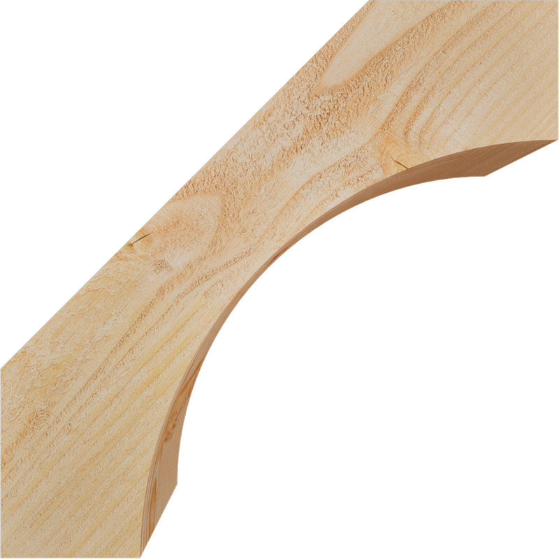 Attelle de genou Westlake, Sapin de Douglas, H 18 po x l 6 po x P 18 po, Brute