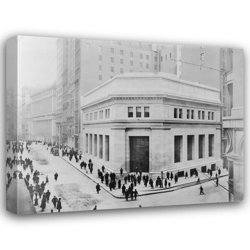 New York, Wall Street - 1914, H 19 po x l 24 po