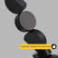 Lampe sur pied artistique Yangguang Yulu