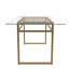 Metal Base Dining Table