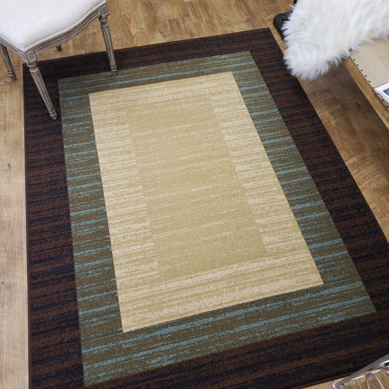 Tapis beige Cooke, Rectangle 5 pi x 6 pi 6 po